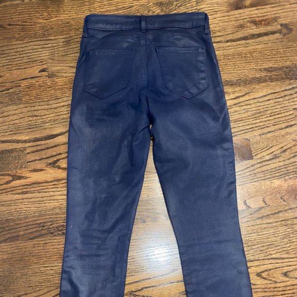 L'AGENCE Marguerite Coated Jean Navy Size 25 - Picture 4 of 5